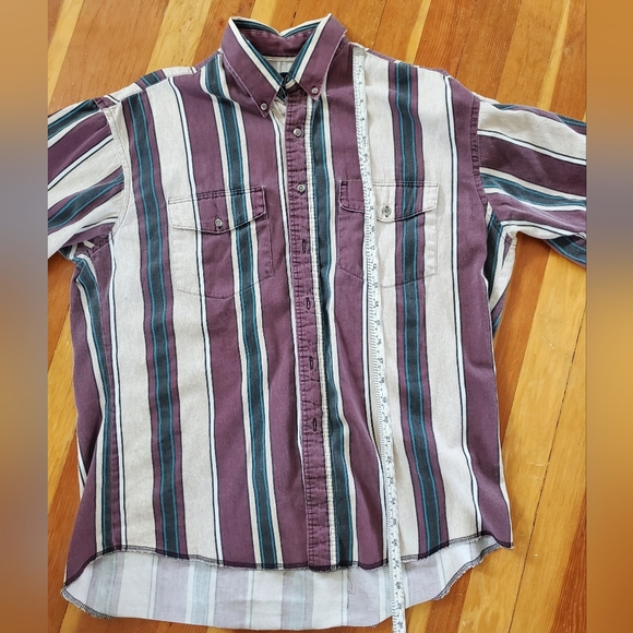 Vintage Wrangler Striped button down shirt - Picture 6 of 6